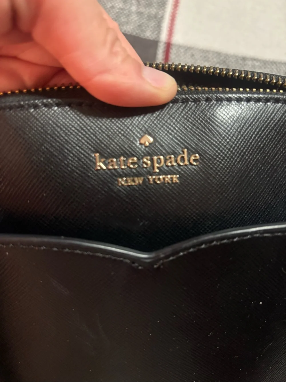 Kate Spade New York Black Saffiano Dome Satchel